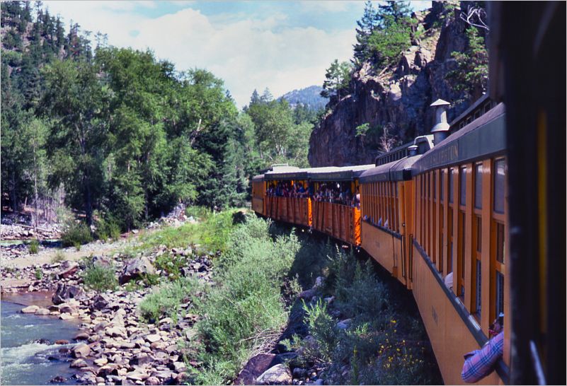 Durango Silverton train with Ron Char Chad Darcy